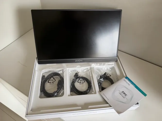 Monitor ARZOPA 16.1 polegadas 100% sRGB 144Hz