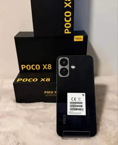 Xiaomi Poco X8 5G NFC - 8GB RAM / 256GB ROM - Versão Global + Capa e Película - LACRADOS!!