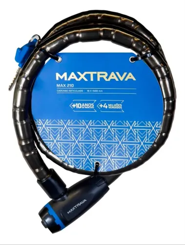 TRAVA ANTI-FURTO ARTICULADA 18X1500MM MAX210 - MAXTRAVA