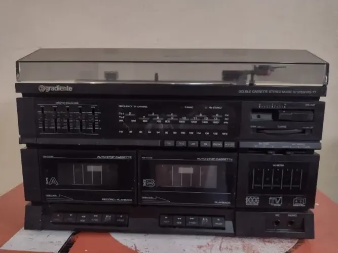 Aparelho de som 3x1 - Gradiente - MS-77 - Retro
