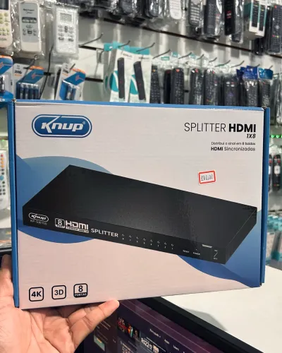 Splitter Hdmi 8 Portas Resolução 4K Compatível 3D 