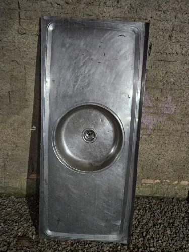 Pia inox uma cuba