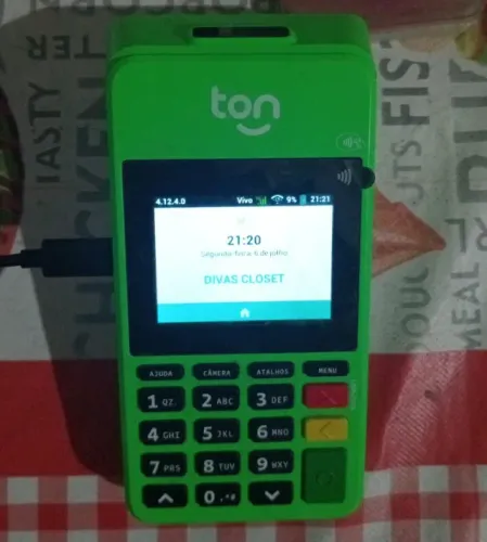 máquina de cartão