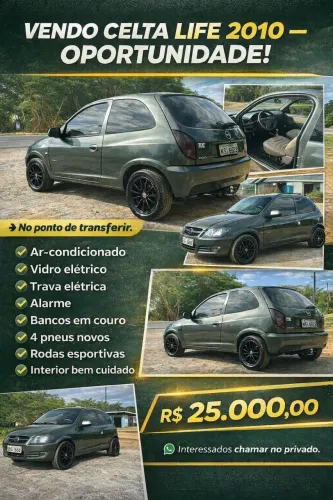 Chevrolet Celta Life/ LS 1.0 MPFI 8V Flexpower 3P 2010