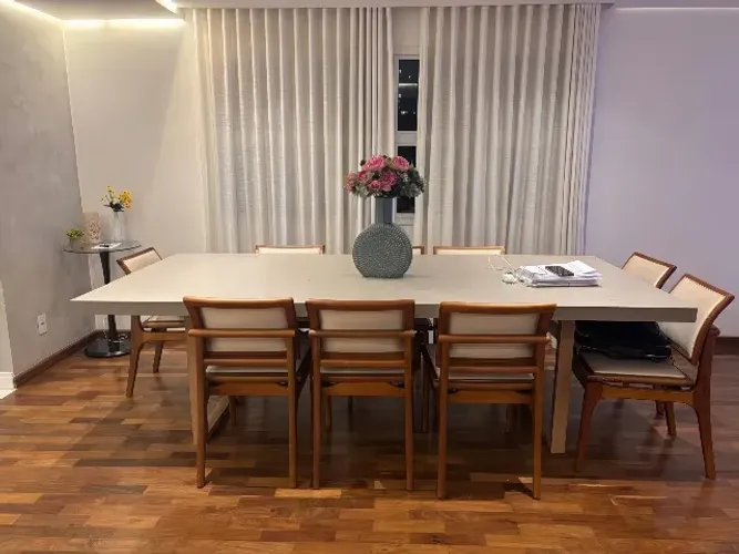 Mesa de Jantar com 12 Cadeiras Premium