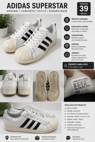 Tênis adidas 39 original