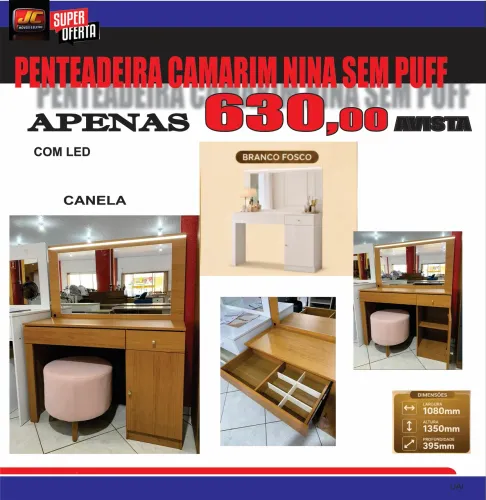 PENTEADEIRA CAMARIM NINA