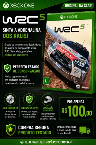 jogo wsc5 Xbox One Jogo Original Aceitamos Proposta