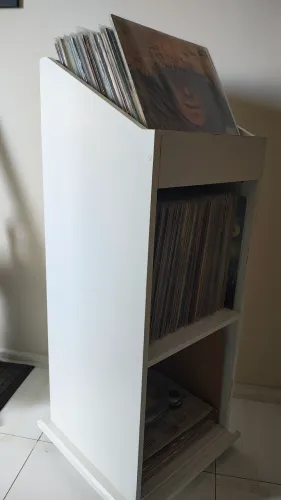 Estante porta Disco Vinil