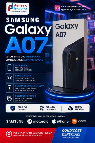 A07 4g 128gb novo Anápolis 