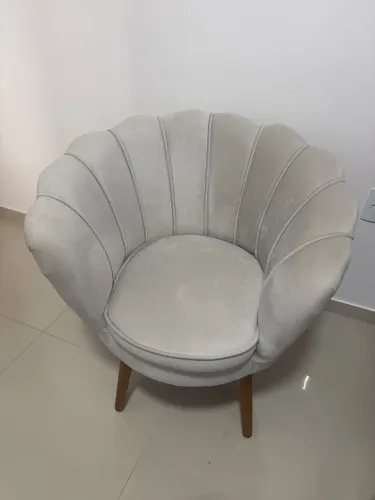 Poltrona Pétala para penteadeira Princesa, para seu salão , quarto, closet