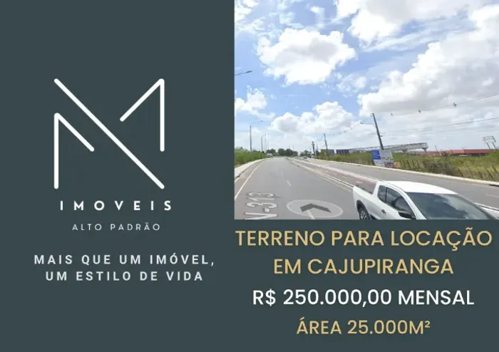 TERRENO COMERCIAL PARA LOCAÇÃO ESTRADA PARA CAJUPIRANGA