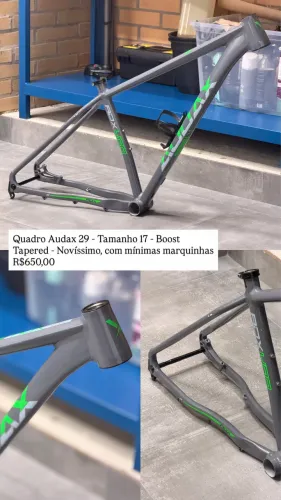 Quadro Audax - Aro 29 - MTB - Suspensão Rockshox XC30