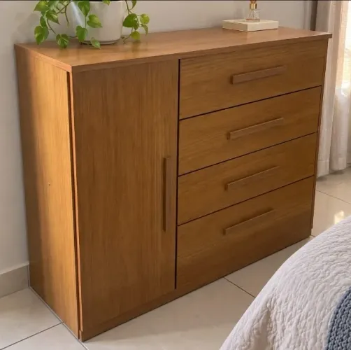 Cômoda Com Corrediças Telescópicas (Produto Novo)