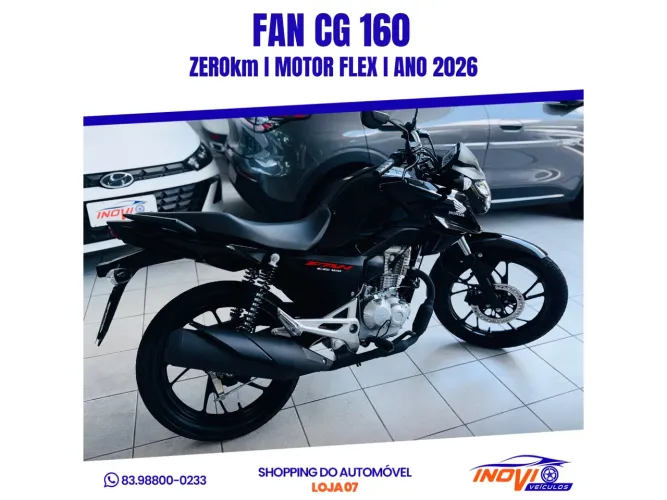 Honda Cg 160 fan 2026