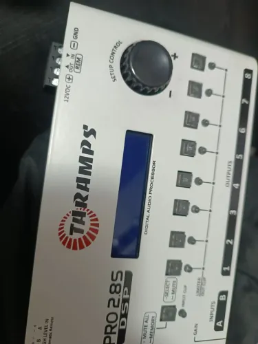 Processador Taramps+Rádio Pioneer mixtrax 