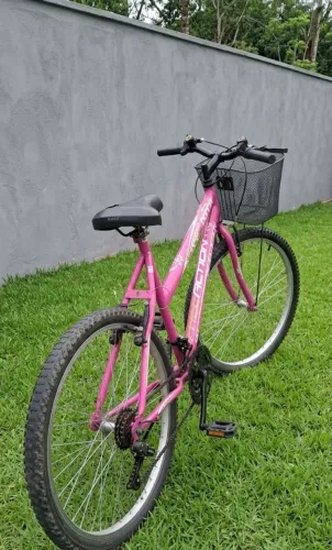 Bicicleta Feminina Aro 26 Rosa <br><br>R$460 R$500 JOINVILLE, SC
