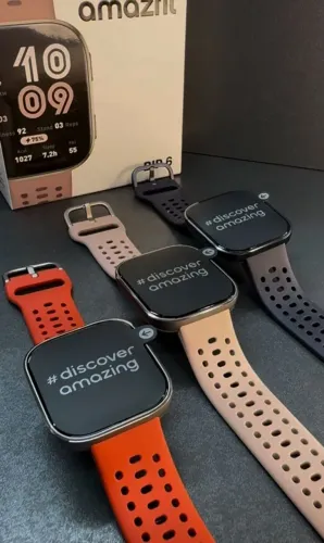 Smartwatch Amazfit Bip 6 GPS Offline Pronta Entrega Loja Física