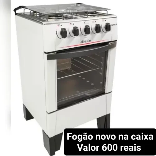 Fogão novo na caixa