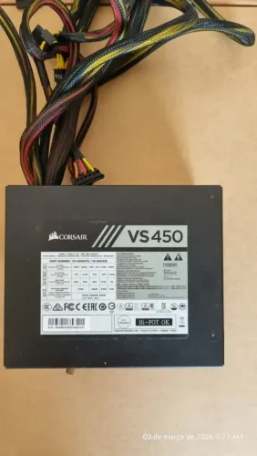 Fonte Corsair 450w Atx Vs450 80plus White
