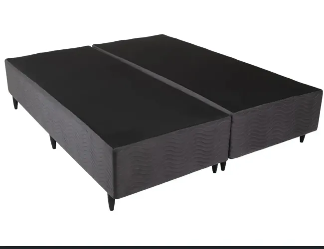 Base Cama Box Queen Bipartido 