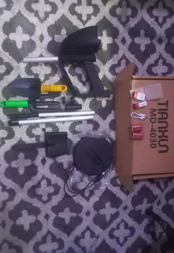 DETECTOR MD4030 + BATERIAS 9V RECARREGÁVEIS E KIT
