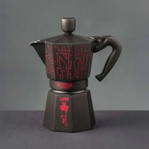 Cafeteira Bialetti Moka Music Stranger Things 3 Xicaras