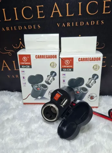 Carregador de moto USB