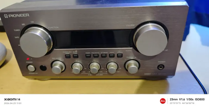 Pioneer sx-r9 amplificador 