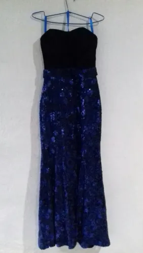 Vestido Luxo Azul (Marca Amarelo Mel)