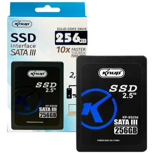 SSD 256GB 2,5" SATA III Knup KP-SS256 para PC e Notebook
