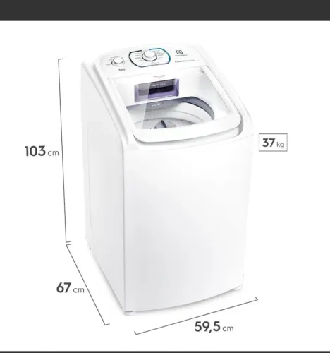 Máquina de Lavar: 8,5 kg, Eletrolux, 220v, bom estado.
