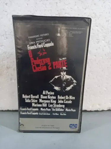 Fita Vhs O Poderoso Chefao Parte 2 Legendado Ler Descrição. (Usado)