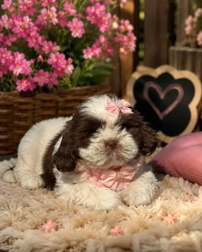 Shih Tzu incrível pronta pra você hoje