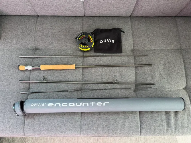 Vara carretilha fly Orvis ENCOUNTER 908-4 OUTFIT