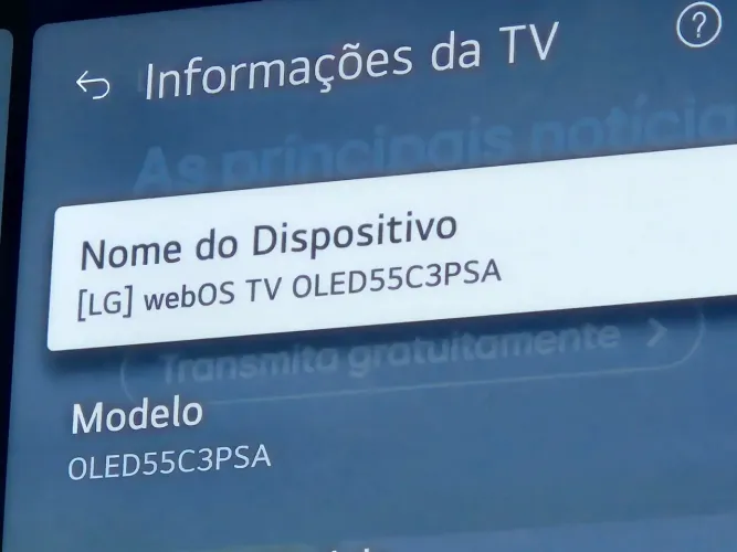 TV LG OLED C3 OLED "55