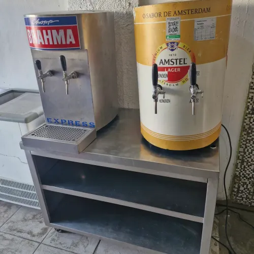 Chopeiras elétrica 02 bicas 80l