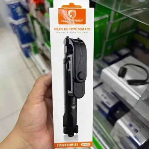 Suporte tripé bastão de selfie bluetooth