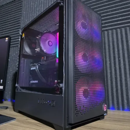 PC Gamer Ryzen 5 5500 RTX 3060 12GB 16GB RGB SSD NVMe 500GB XPG