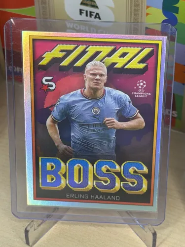 Card Erling Haaland Topps Superstars 22/23 Final Boss #FB-EH