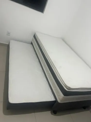 Cama Conjugada Solteiro com Auxiliar Colchões (88x188x64 cm) - Aceito cartão