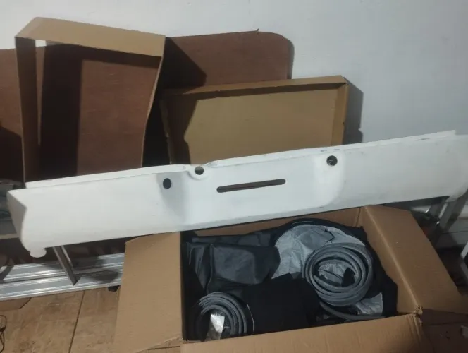 Para-choque de embutir Chevrolet S10 95 a 2000