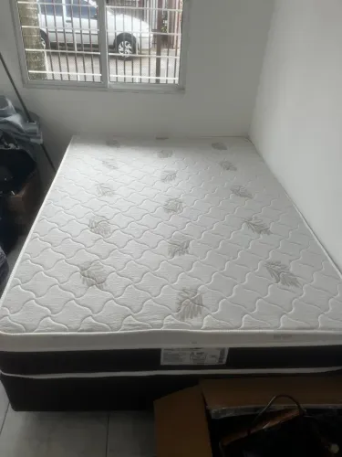 Cama Box casal + base