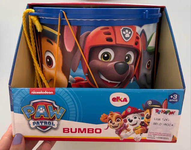 Bumbo infantil Patrulha canina