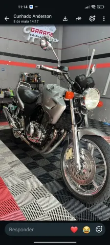 Honda CB500 motor ,rodas e escapamento cromado