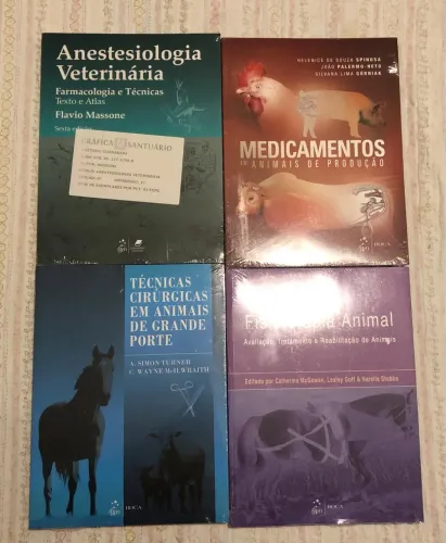 Livros didáticos Medicina Veterinária