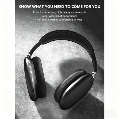 Fone De Ouvido Bluetooth P9 Sem Fio Over-ear Com Microfone