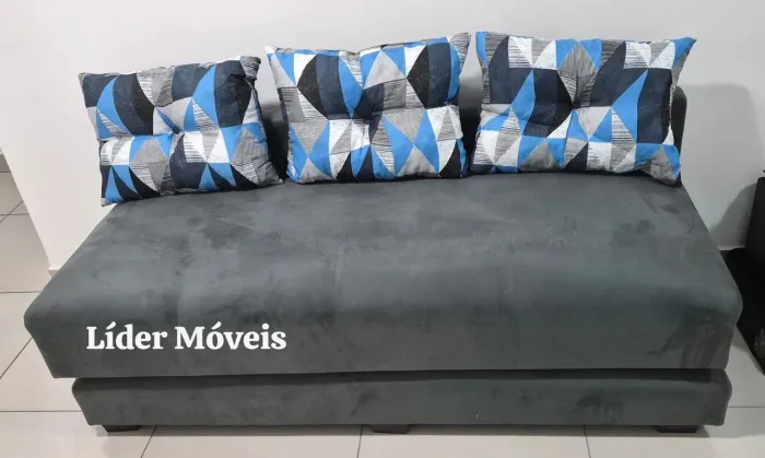 Sofá-cama com Encosto Novos 