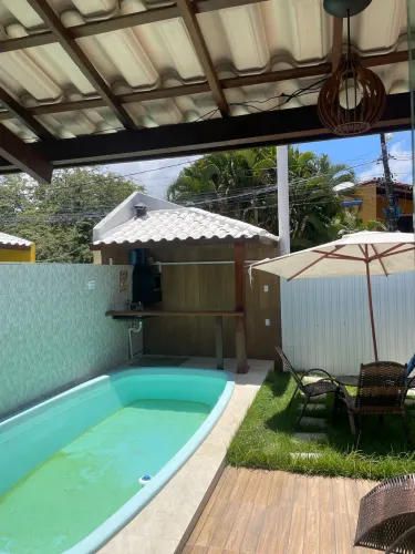 Casa temporada com piscina em Jauá