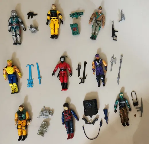 Boneco Comandos em Ação Gi Joe Hasbro Anos 80